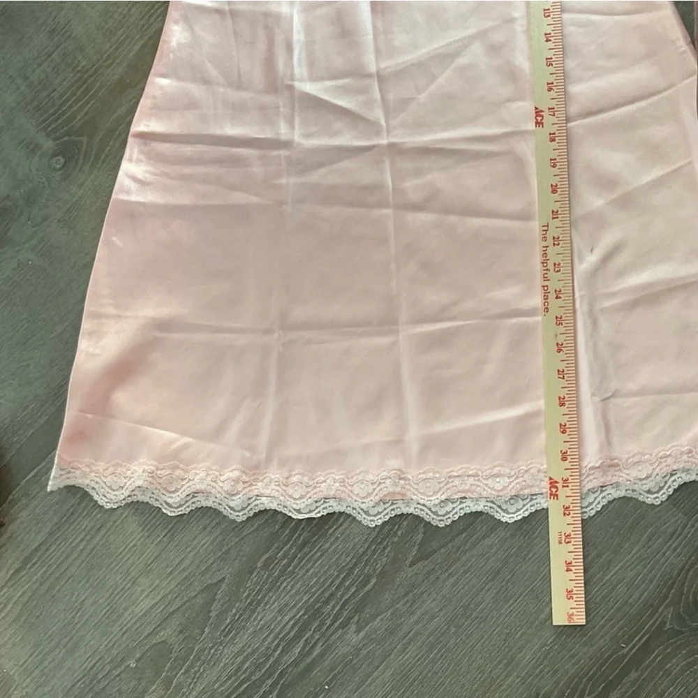 Gilligan & O’Malley Pink Satin Nightie size L